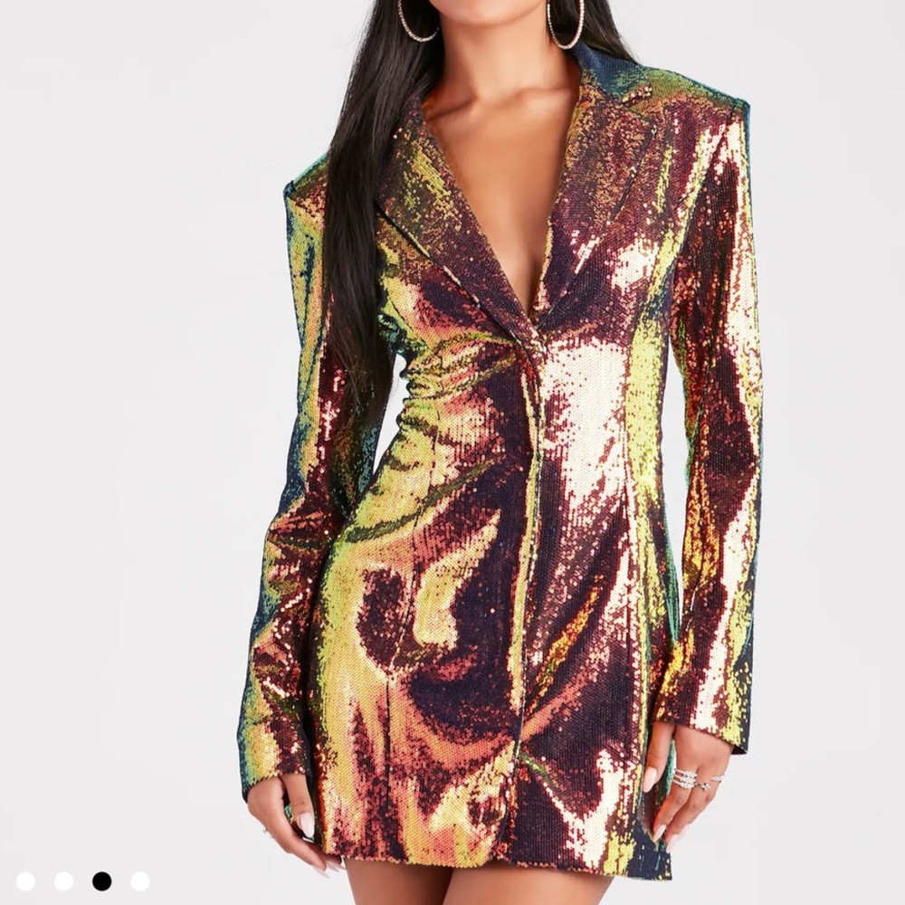 Windsor Multicolor Sequin Mini Dress